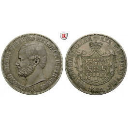 Waldeck, Fürstentum, Georg Victor, Vereinstaler 1859, ss+