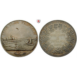 Frankfurt, Stadt, Vereinsdoppeltaler 1841, ss