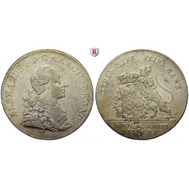 Brandenburg in Franken, Brandenburg-Ansbach, Christian Friedrich Karl Alexander, Konventionstaler 1779, ss-vz