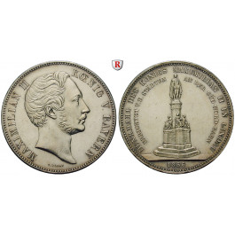 Bayern, Königreich, Maximilian II., Geschichtsdoppeltaler 1856, f.vz