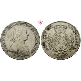 Bayern, Herzogtum, Maximilian IV. Joseph, Konventionstaler 1805, ss