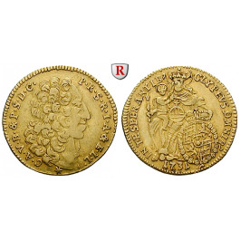 Bayern, Herzogtum, Karl Albrecht, 1/2 Karolin 1731, ss