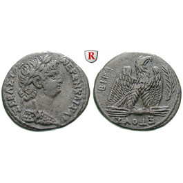 Römische Provinzialprägungen, Seleukis und Pieria, Antiocheia am Orontes, Nero, Tetradrachme 63, ss-vz