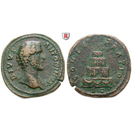 Römische Kaiserzeit, Antoninus Pius, Sesterz 179-180, ss