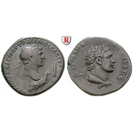 Römische Provinzialprägungen, Phönizien, Tyros, Traianus, Tetradrachme 103-111, ss-vz