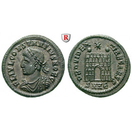 Römische Kaiserzeit, Constantius II., Caesar, Follis 325-326, vz-st