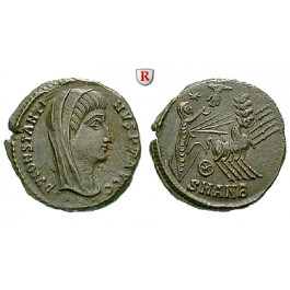 Römische Kaiserzeit, Constantinus I., Follis 337-340, vz-st