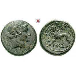 Römische Provinzialprägungen, Lydien, Sardeis, Bronze 2.-1.Jh. v.Chr., ss-vz/vz