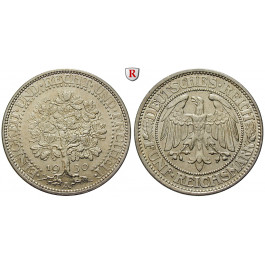 Weimarer Republik, 5 Reichsmark 1930, Eichbaum, A, f.vz, J. 331