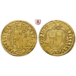 Trier, Bistum, Kuno II. von Falkenstein, Goldgulden o.J. (um 1380), f.ss/ss+