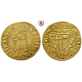 Trier, Bistum, Werner III. von Falkenstein, Goldgulden o.J. (1410-1414), ss-vz
