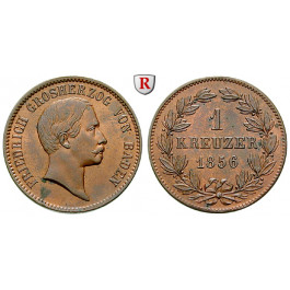 Baden, Grossherzogtum Baden, Friedrich I., Kreuzer 1856, vz-st