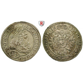 Römisch Deutsches Reich, Leopold I., 15 Kreuzer 1693, vz+