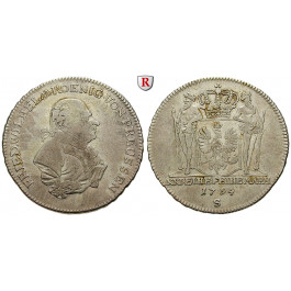 Brandenburg-Preussen, Königreich Preussen, Friedrich Wilhelm II., 1/2 Konventionstaler 1794, ss