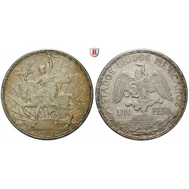 Mexiko, Vereinigte Staaten, Peso 1911, ss-vz