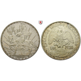 Mexiko, Vereinigte Staaten, Peso 1910, ss