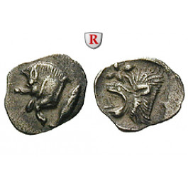 Mysien, Kyzikos, Hemiobol 450-400 v.Chr., vz