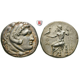 Makedonien, Königreich, Alexander III. der Grosse, Tetradrachme 280-200 v.Chr., vz/vz-st