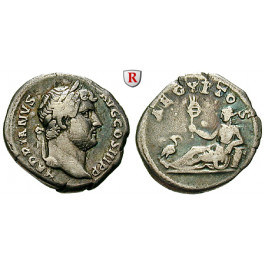 Römische Kaiserzeit, Hadrianus, Denar 134-138, ss