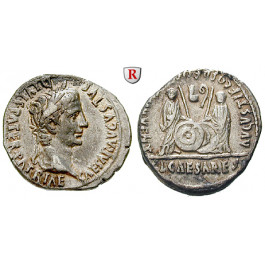 Römische Kaiserzeit, Augustus, Denar 2 v.-4 n.Chr., ss+