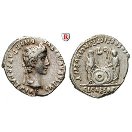 Römische Kaiserzeit, Augustus, Denar 2 v.-4 n.Chr., ss+