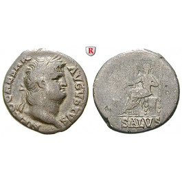 Römische Kaiserzeit, Nero, Denar 65-66, ss