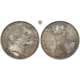 Bayern, Königreich, Maximilian II., Doppelgulden 1855, vz