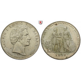 Bayern, Königreich, Ludwig I., Geschichtstaler 1832, f.vz