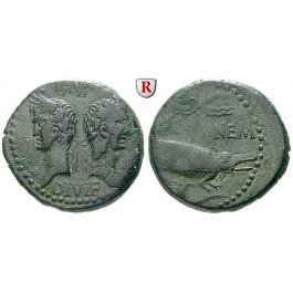 Römische Kaiserzeit, Augustus, As 10-14, ss-vz/ss