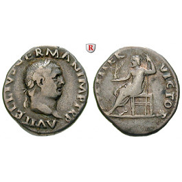 Römische Kaiserzeit, Vitellius, Denar 69, ss+