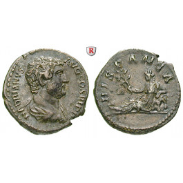 Römische Kaiserzeit, Hadrianus, Denar 134-138, ss+