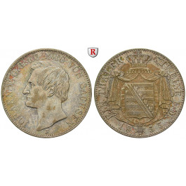 Sachsen, Königreich Sachsen, Johann, Taler 1855, ss+