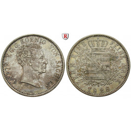 Sachsen, Königreich Sachsen, Anton, Konventionstaler 1828, ss+