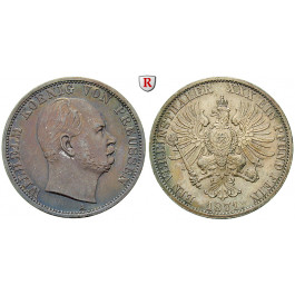 Brandenburg-Preussen, Königreich Preussen, Wilhelm I., Vereinstaler 1871, ss-vz/vz