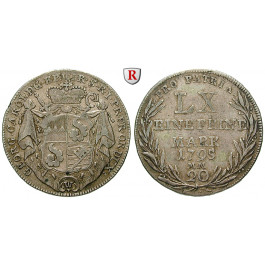 Würzburg, Bistum, Georg Carl von Fechenbach, 20 Kreuzer 1795, ss