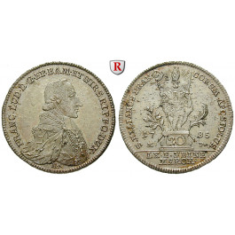 Würzburg, Bistum, Franz Ludwig von Erthal, 20 Kreuzer 1795, vz