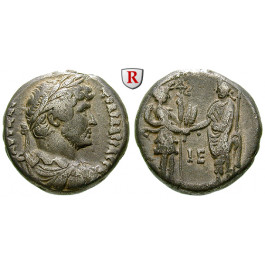 Römische Provinzialprägungen, Ägypten, Alexandria, Hadrianus, Tetradrachme Jahr 15 = 130-131, ss-vz