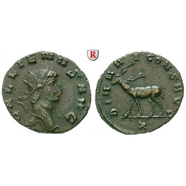 Römische Kaiserzeit, Gallienus, Antoninian 267-268, ss-vz