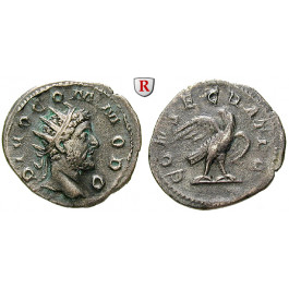 Römische Kaiserzeit, Commodus, Antoninian 251 unter Trajanus Decius (249-251), ss+
