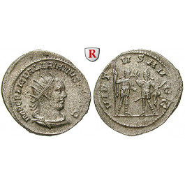 Römische Kaiserzeit, Valerianus I., Antoninian 257-258, vz+