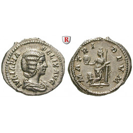 Römische Kaiserzeit, Julia Domna, Frau des Septimius Severus, Denar 196-211, vz+