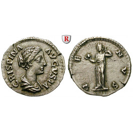 Römische Kaiserzeit, Crispina, Frau des Commodus, Denar 180-182, vz/ss-vz