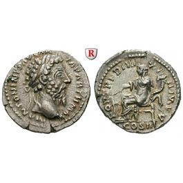 Römische Kaiserzeit, Marcus Aurelius, Denar 168, ss-vz