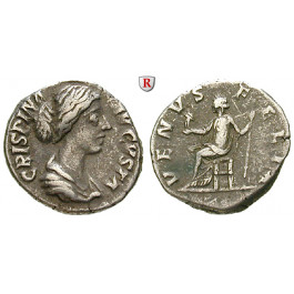 Römische Kaiserzeit, Crispina, Frau des Commodus, Denar 180-182, ss+