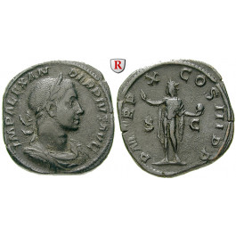 Römische Kaiserzeit, Severus Alexander, Sesterz 231, ss-vz
