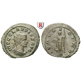 Römische Kaiserzeit, Claudius II. Gothicus, Antoninian 268-270, vz+