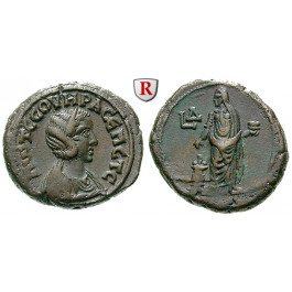 Römische Provinzialprägungen, Ägypten, Alexandria, Otacilia Severa, Frau Philippus I., Tetradrachme Jahr 4 = 246-247, ss-vz