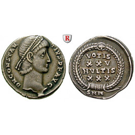 Römische Kaiserzeit, Constantius II., Siliqua 347-348, ss-vz