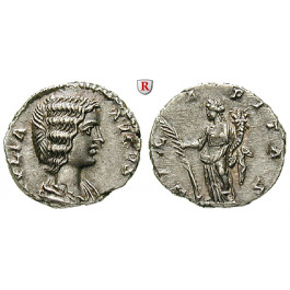 Römische Kaiserzeit, Julia Domna, Frau des Septimius Severus, Denar 196-211, vz