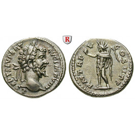 Römische Kaiserzeit, Septimius Severus, Denar 197, vz-st/vz